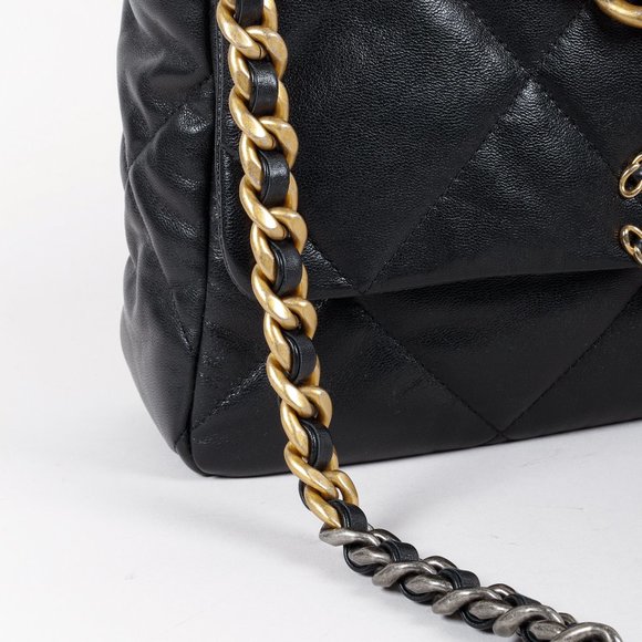 Chanel 19 Black Large - Picture 7 of 14